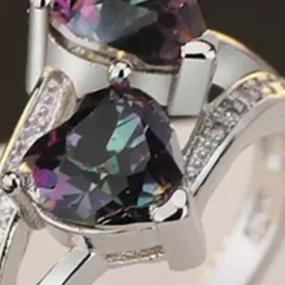 Sterling silver  topaz ring